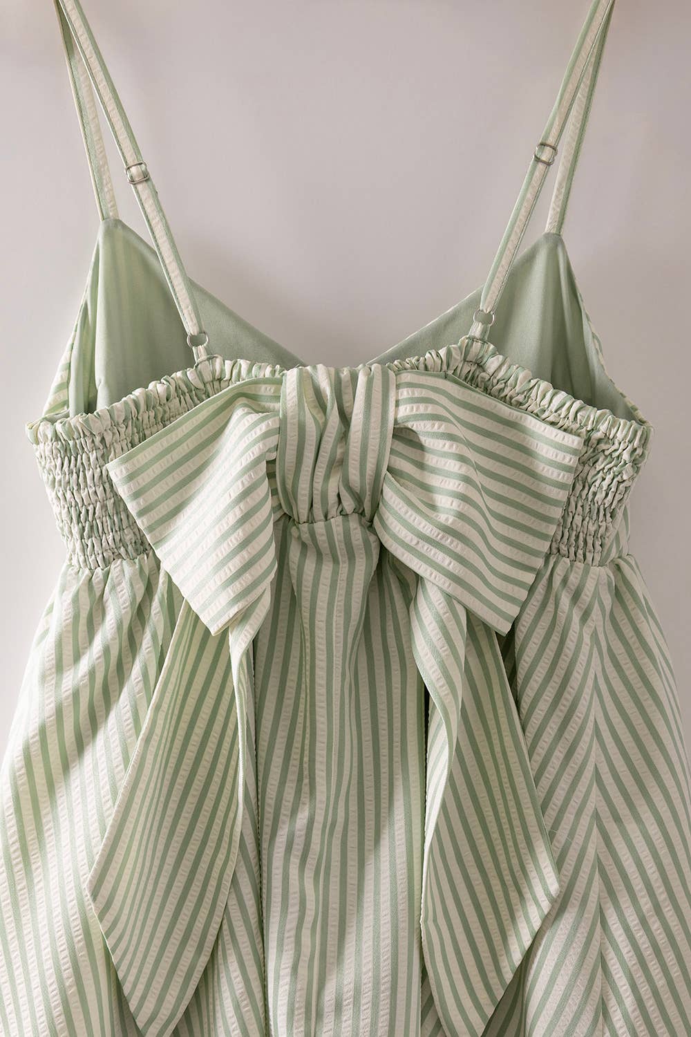 Stripe Bow Babydoll Sundress