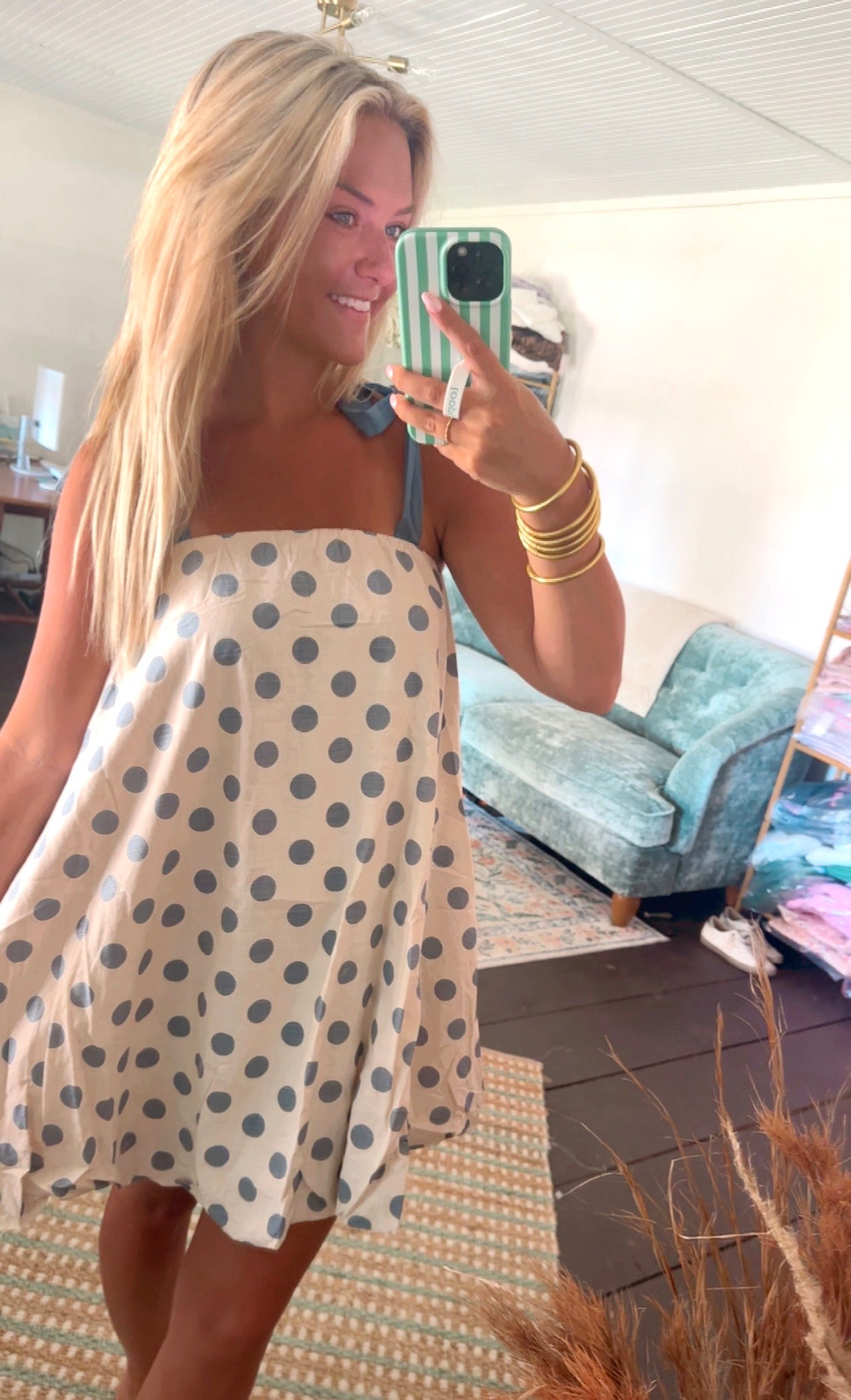 Dotty Darling Bubble Dress- TWO COLORS