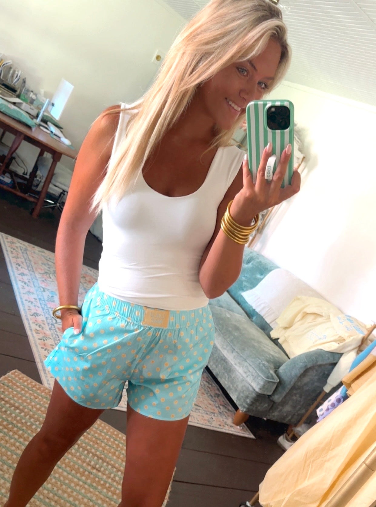 Lulu Mac Polka Dot Boxer Shorts