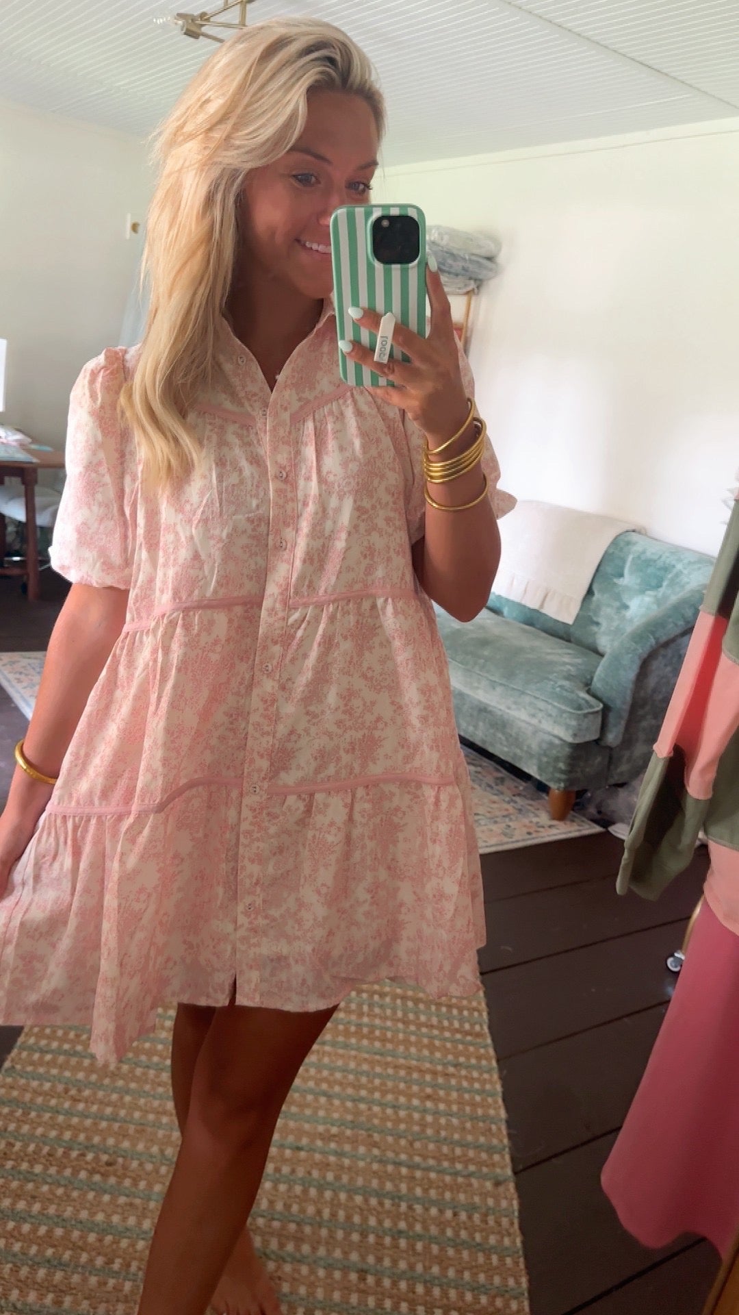 FLORAL PRINT TUNIC DRESS