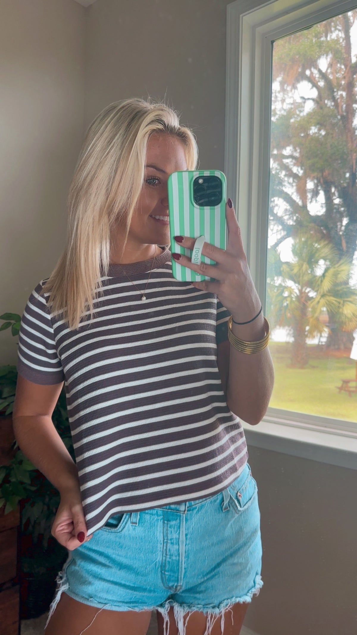 Harbor Breeze Striped Knit Top