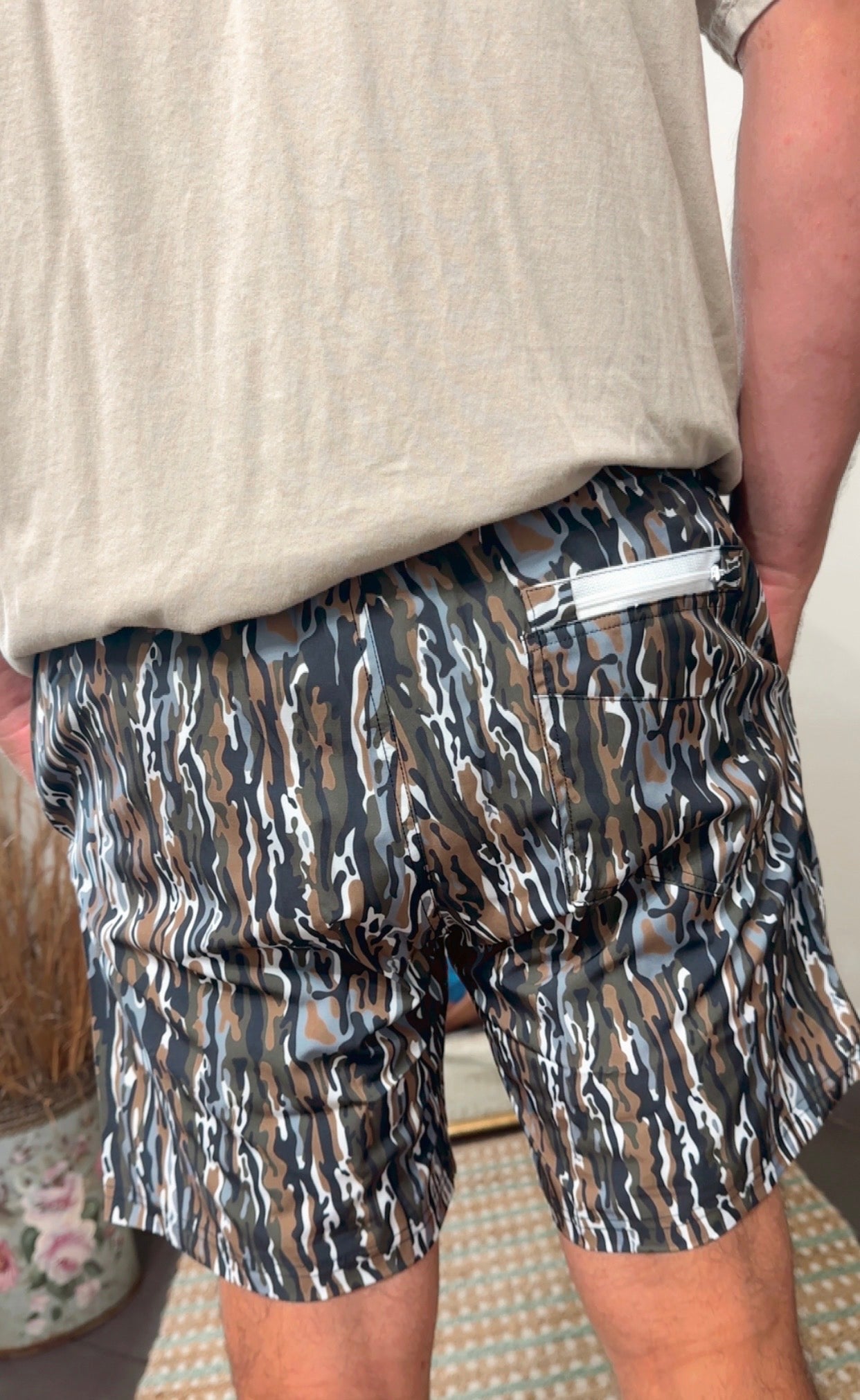 Mens Camo "All Day" Shorts