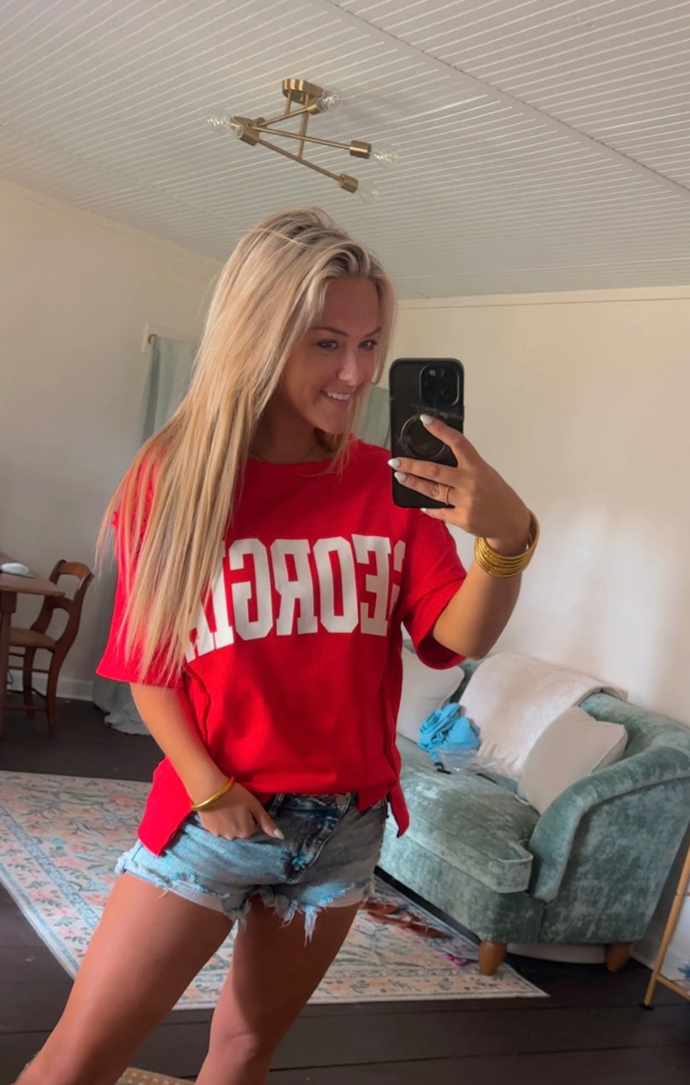 Georgia Oversized Top