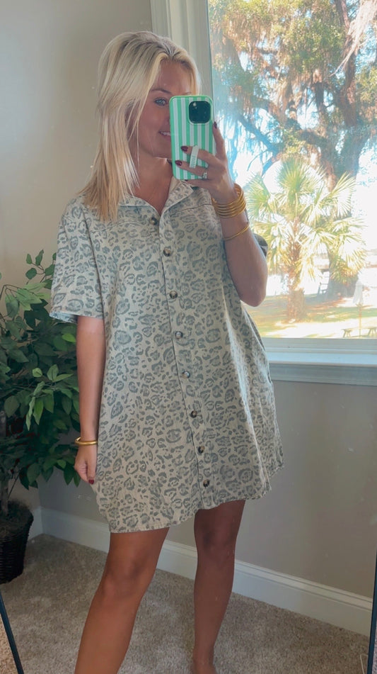 Wild at Heart Denim Dress