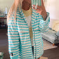 Lulu Mac Raincoat Darby Blue/White