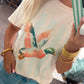 Striped Preppy Duck Graphic Tee