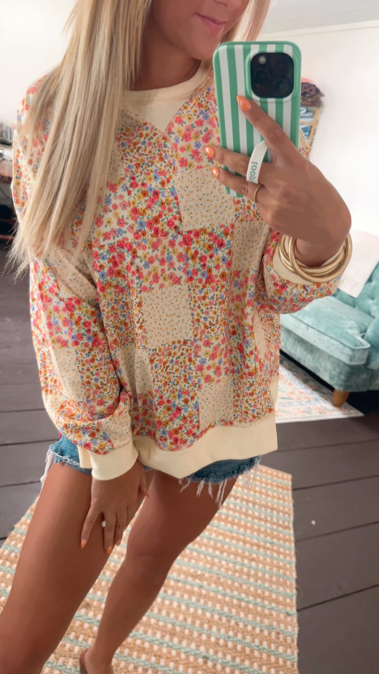 Coastal Wildflower Pullover