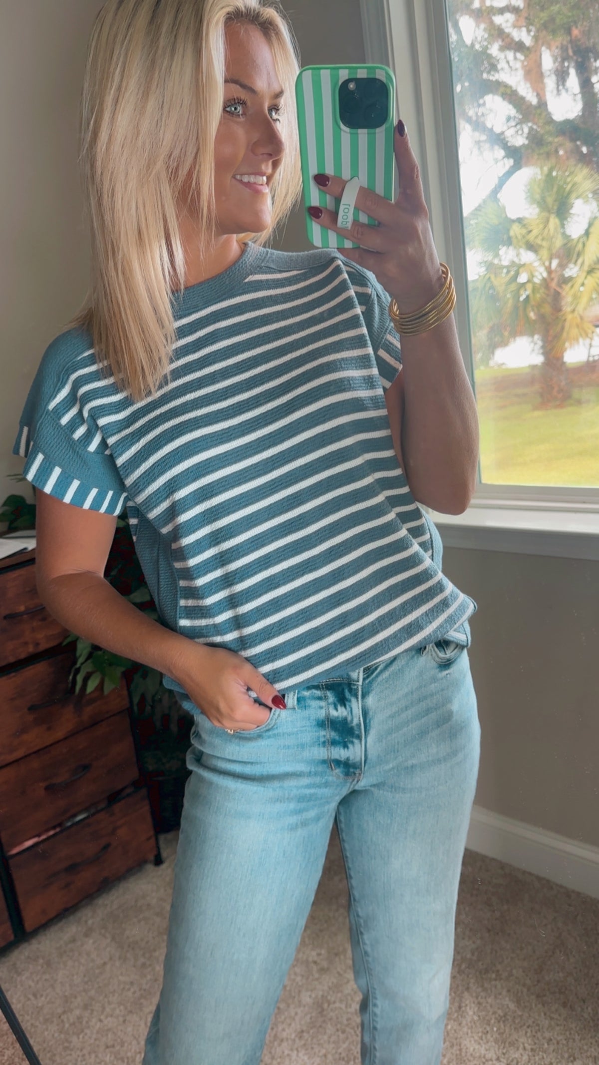 Seaside Stripes Knit Top