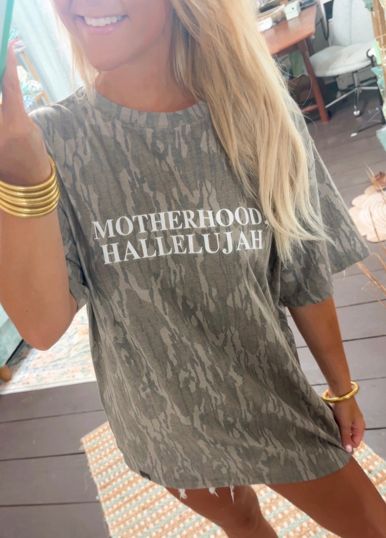 Motherhood Hallelujah Tee