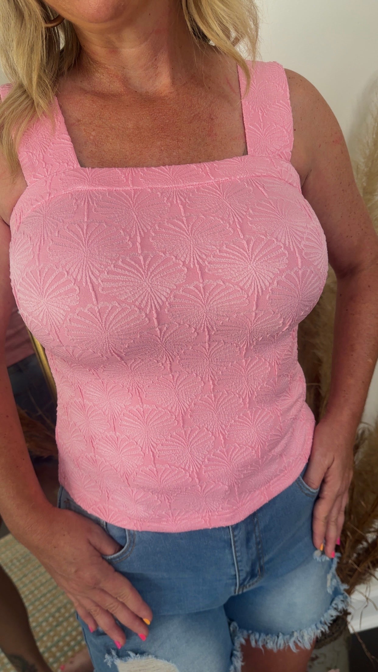 Blush Palmetto Tank