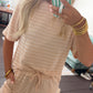 Peaches & Cream Ribbed Set