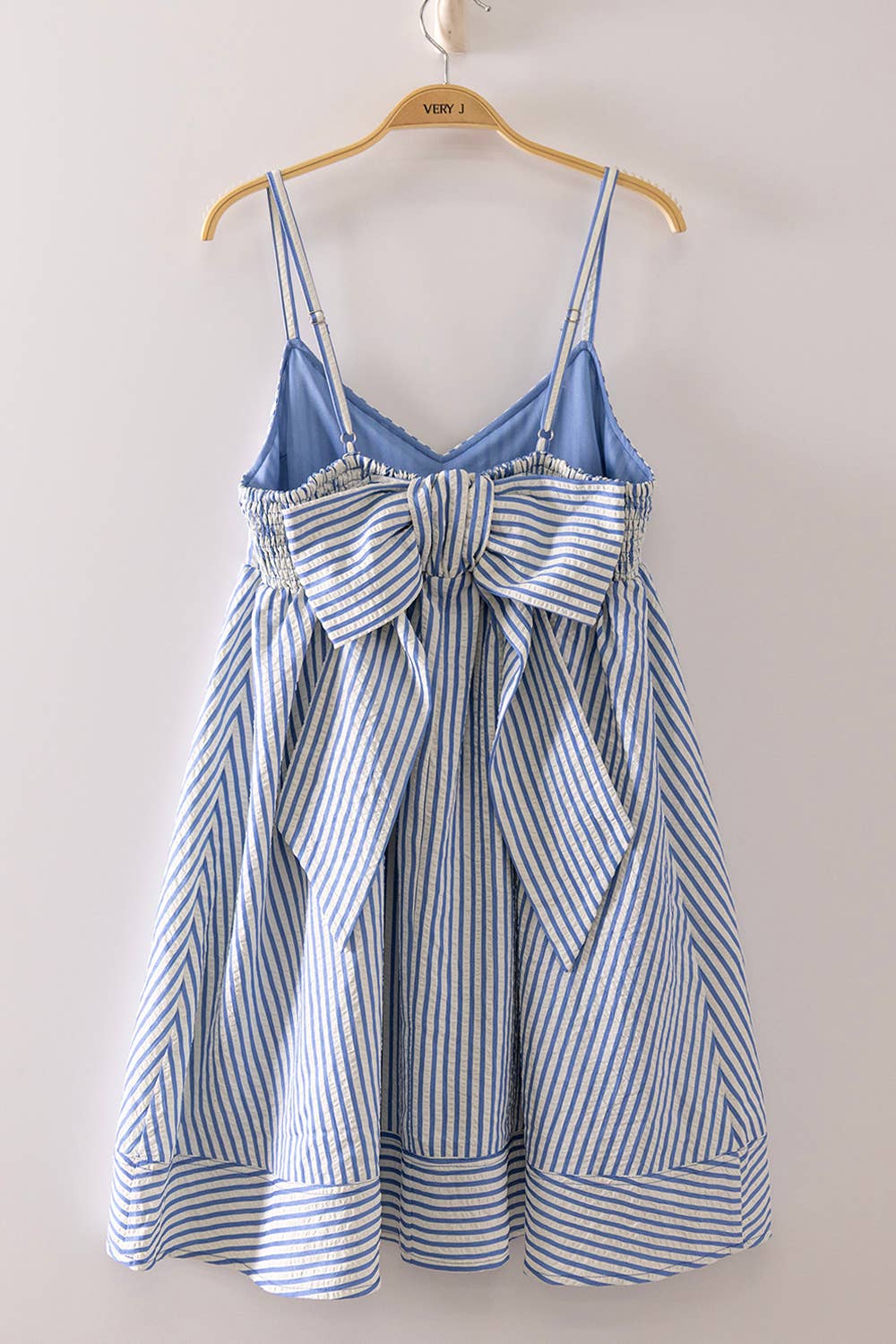 Stripe Bow Babydoll Sundress