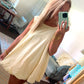 Sleeveless Bubble Hem Mini Dress