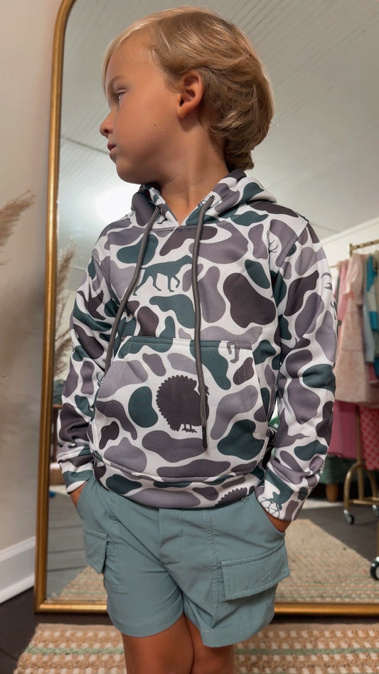 Youth Camo Hoodie