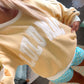 Lulu Mac Color Block Butter/White