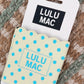 Lulu Mac Yellow/Blue Dot Koozie