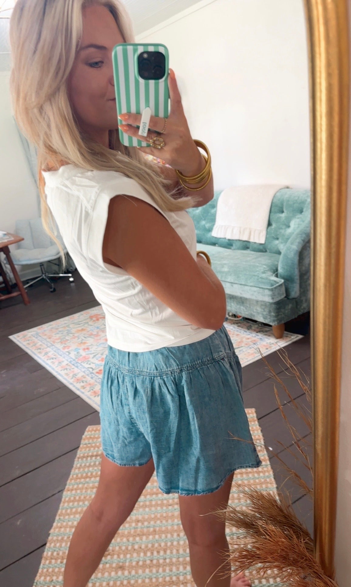 Mama Approved Chambray Shorts