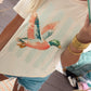 Striped Preppy Duck Graphic Tee