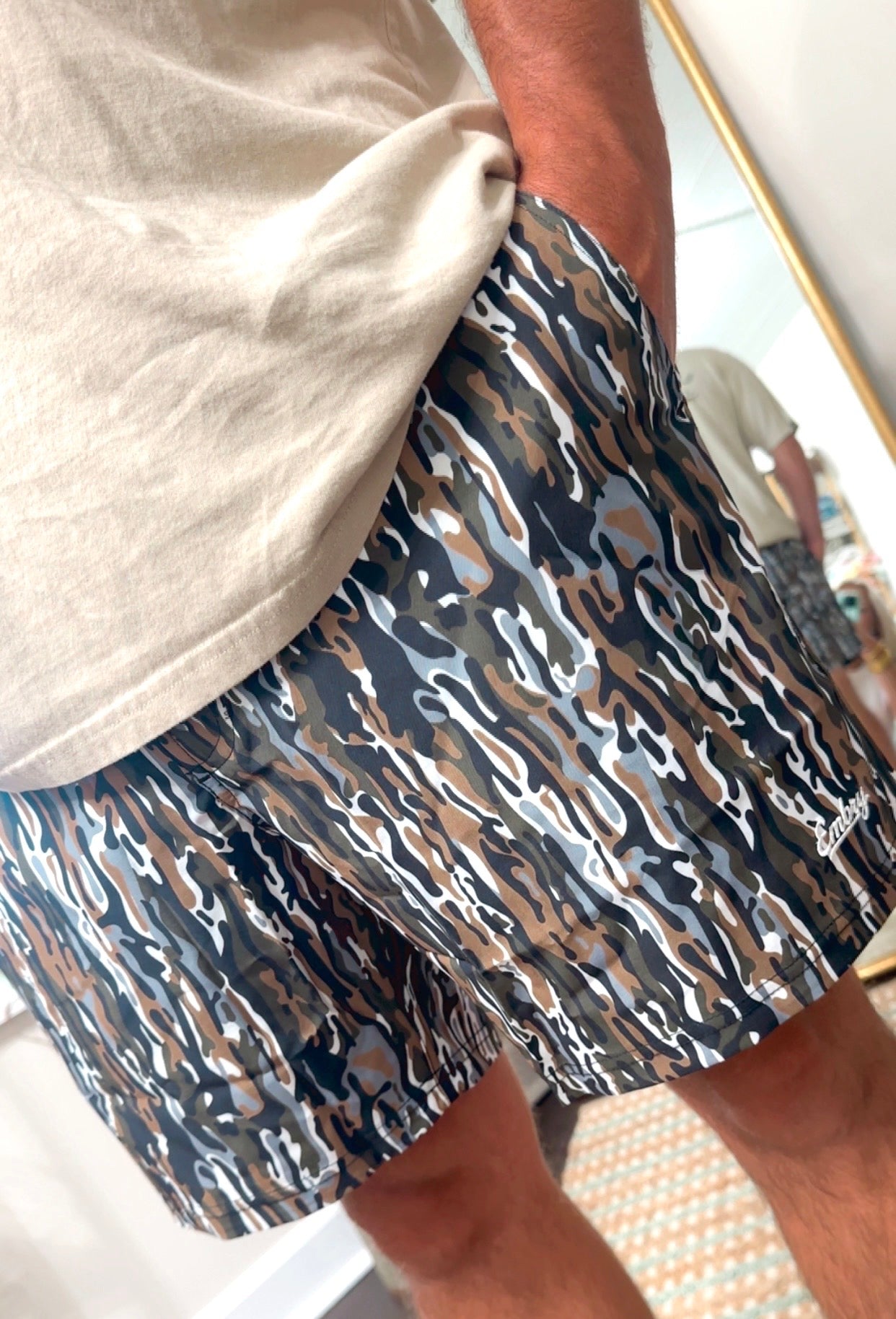 Mens Camo "All Day" Shorts