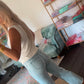 Solid Frayed Regular Cropped Light Wash Jeans