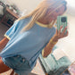 Boardwalk Breeze Oversized Tee-TWO COLORS