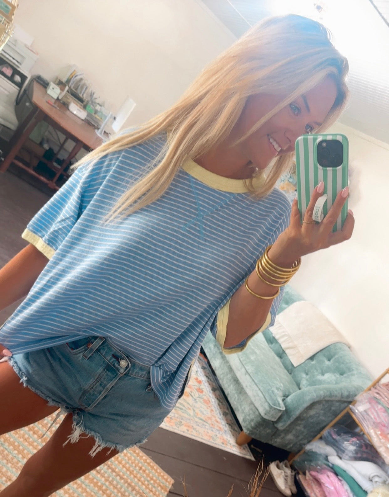 Boardwalk Breeze Oversized Tee-TWO COLORS