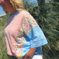 Floral Patchwork Oversized Tee