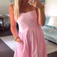 Pink Lemonade Stripe Midi Dress