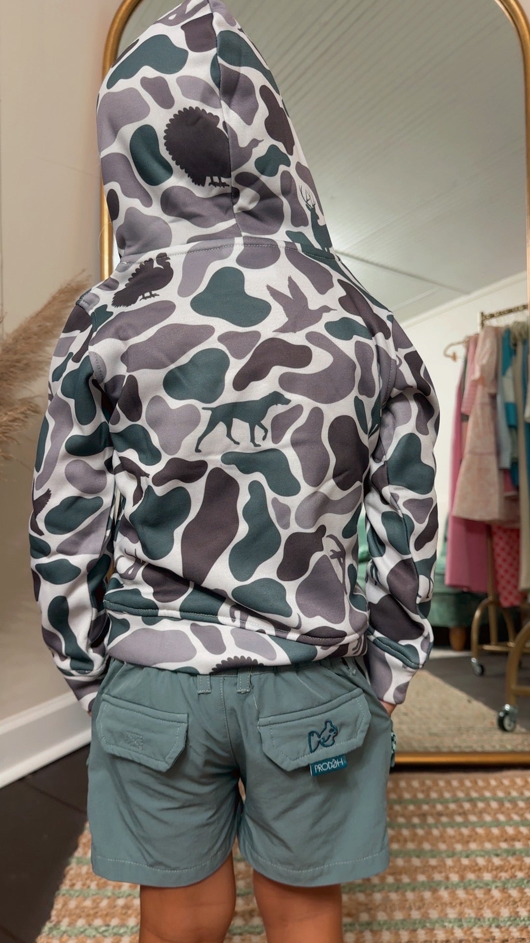 Youth Camo Hoodie