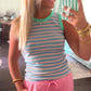 Sunwashed Stripes Tank