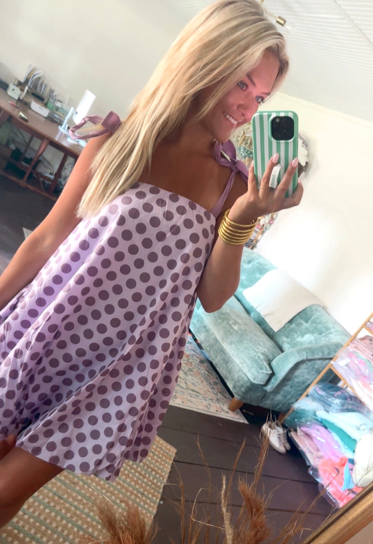 Dotty Darling Bubble Dress- TWO COLORS