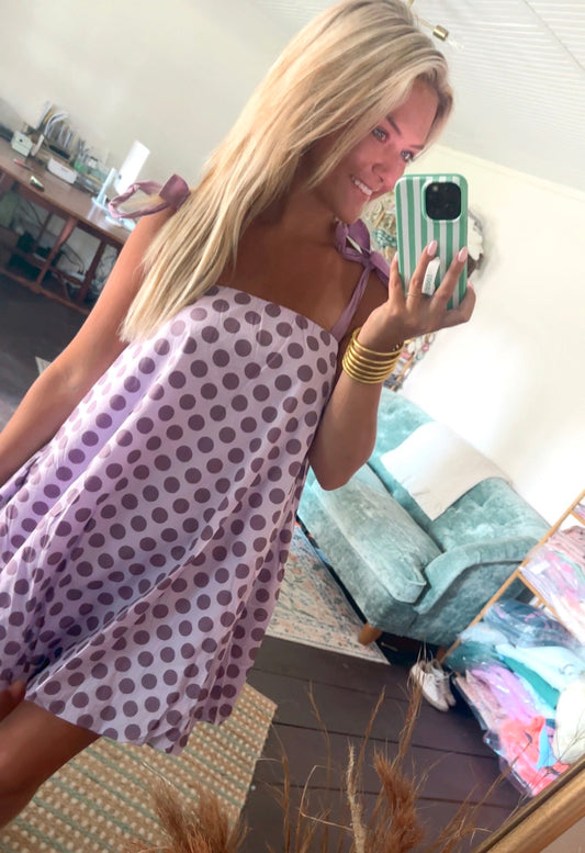 Dotty Darling Bubble Dress- TWO COLORS