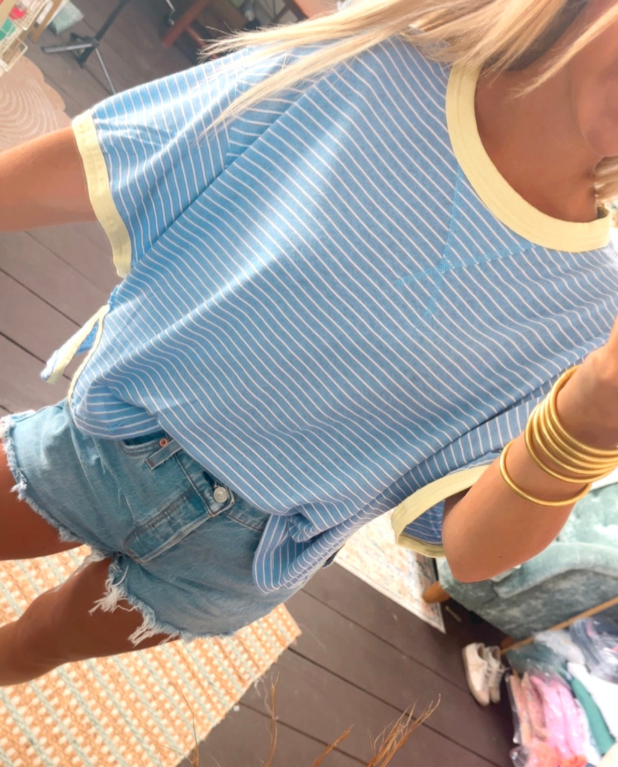 Boardwalk Breeze Oversized Tee-TWO COLORS