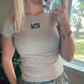 Lulu Mac Babydoll Top-Dark Taupe
