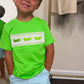 Toddler Boys Later Gator Embroidered Plaid Shorts Set