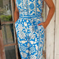 Harbor Bloom Belted Jumpsuit