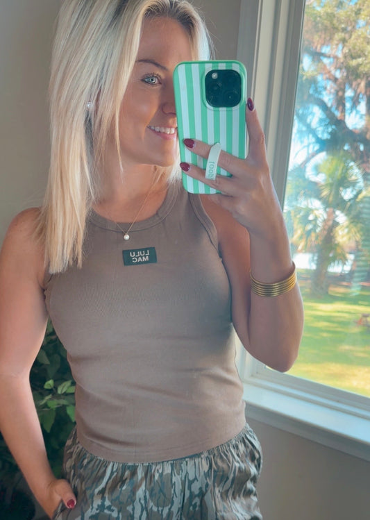 Lulu Mac OG Tank- Dark Brown