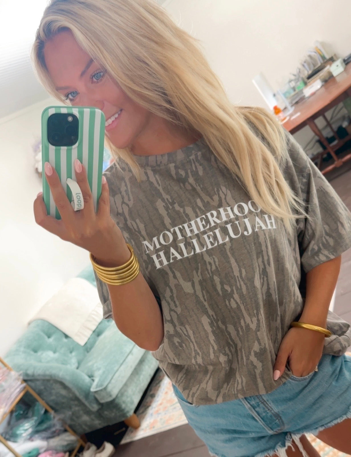 Motherhood Hallelujah Tee