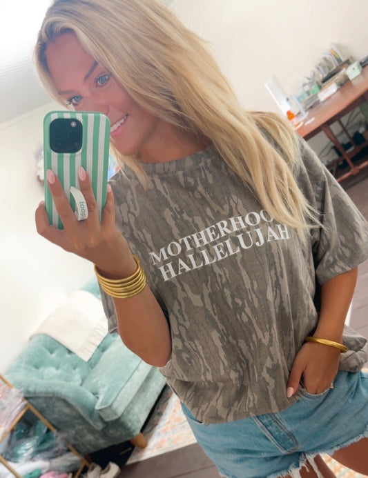 Motherhood Hallelujah Tee