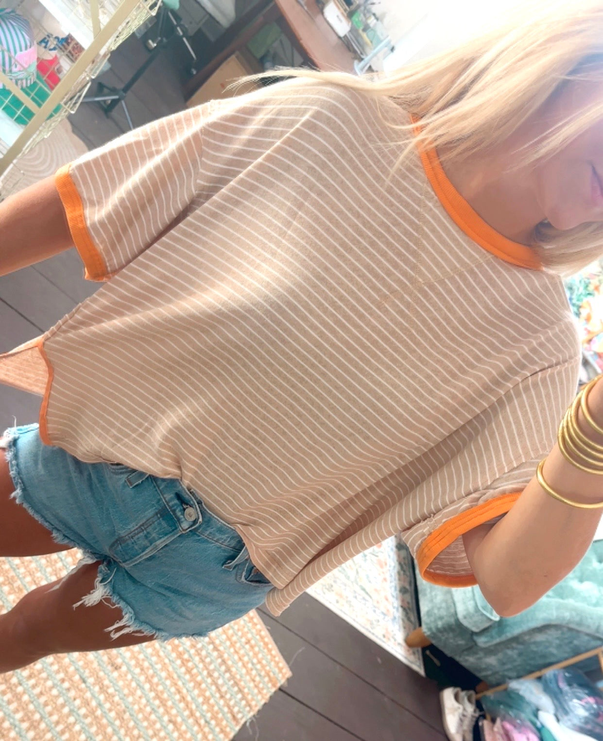 Boardwalk Breeze Oversized Tee-TWO COLORS