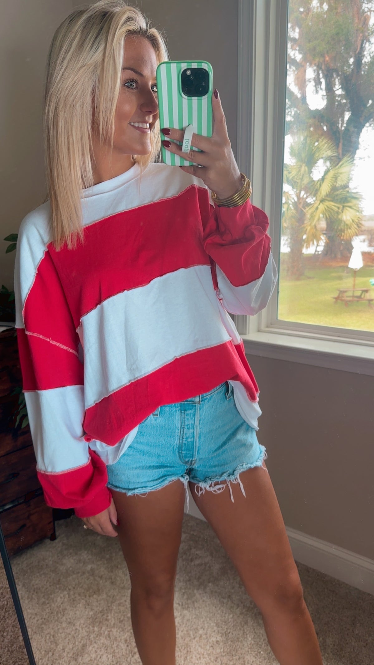 Sweetheart Stripes Pullover