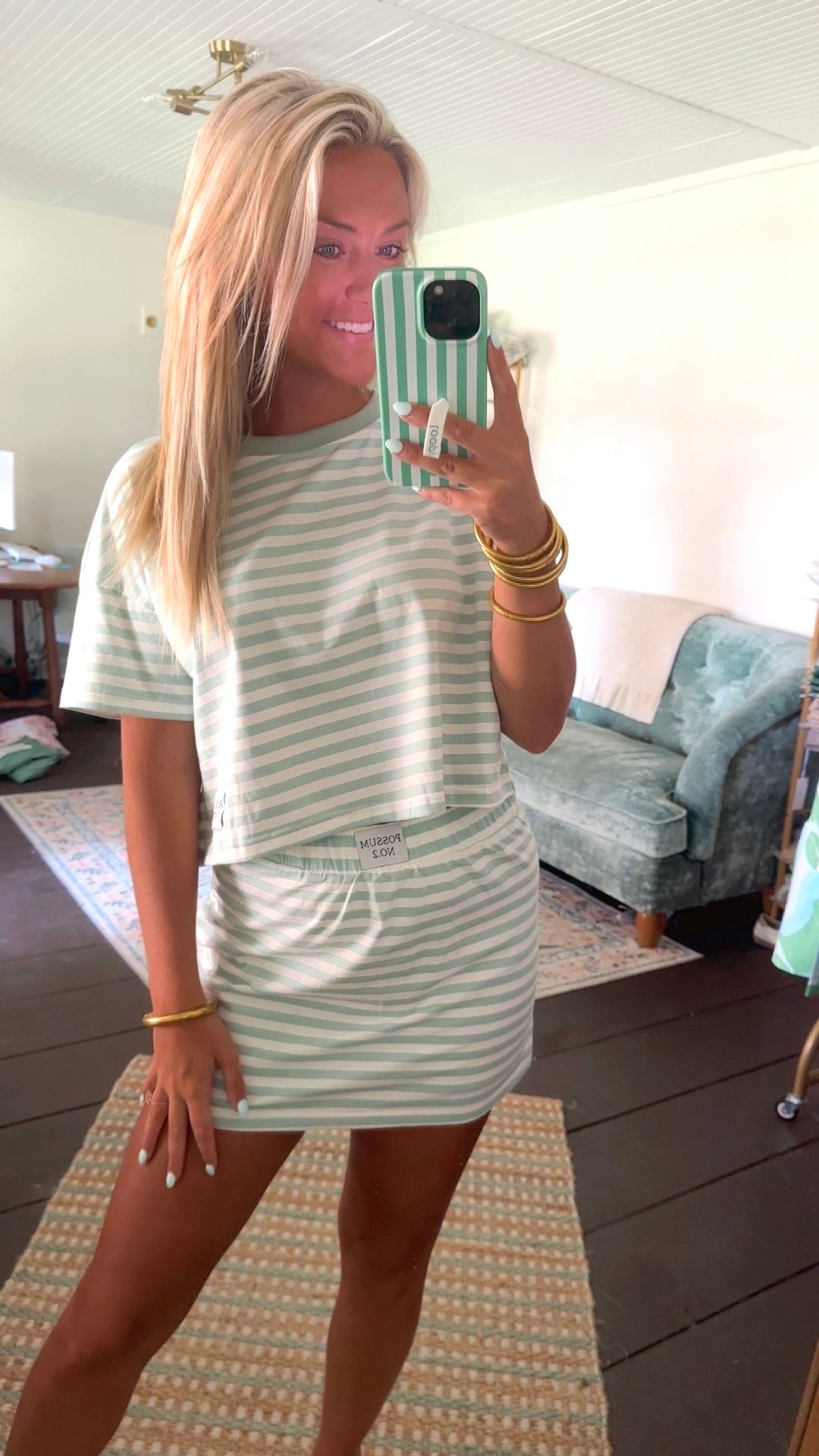 Sorbet Skort Set - Seaweed Green