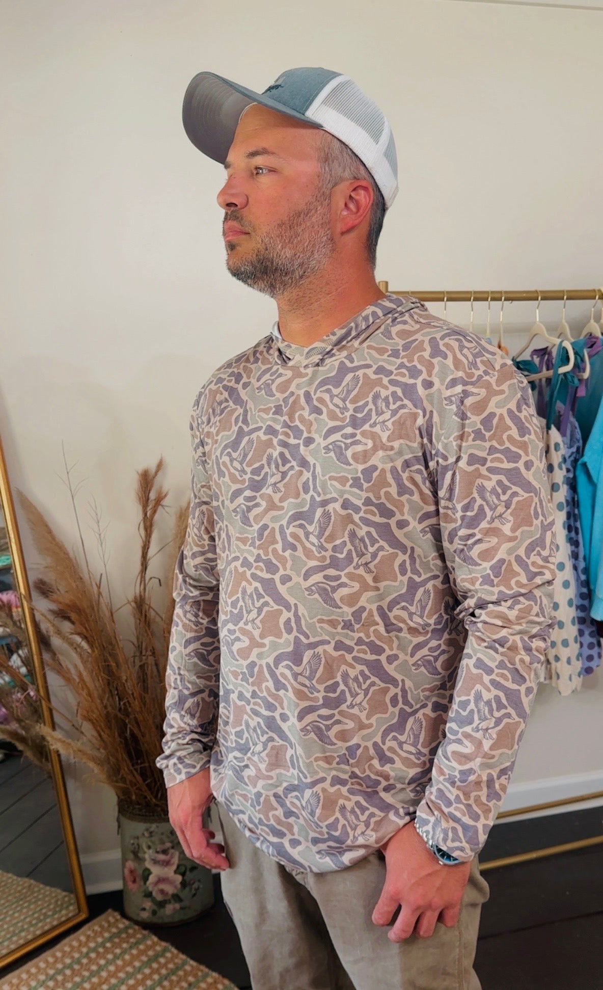 Men's Camouflage Duck Hoodie