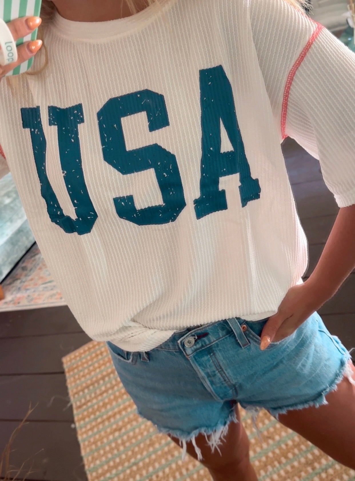 USA Ribbed Top