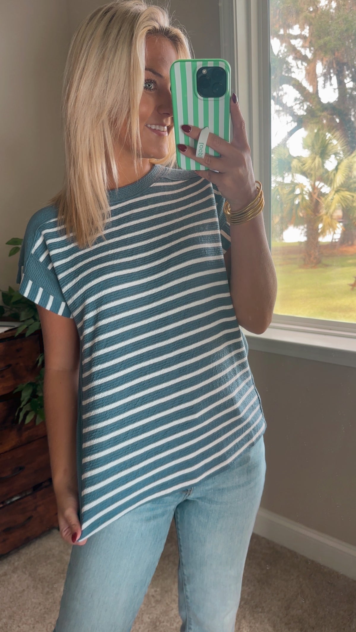 Seaside Stripes Knit Top