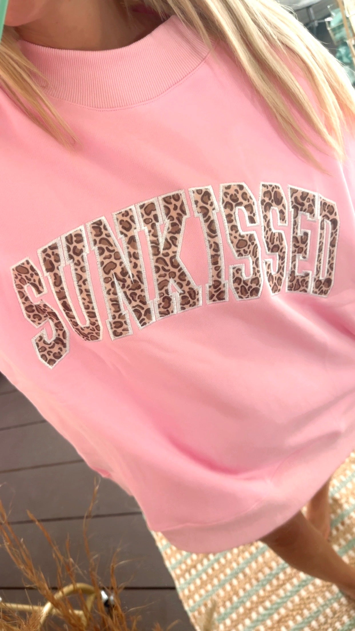 Sunkissed Mockneck Sweatshirt