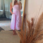 Pink Lemonade Stripe Midi Dress