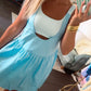 Butter & Blue Athletic Dress TWO COLORS