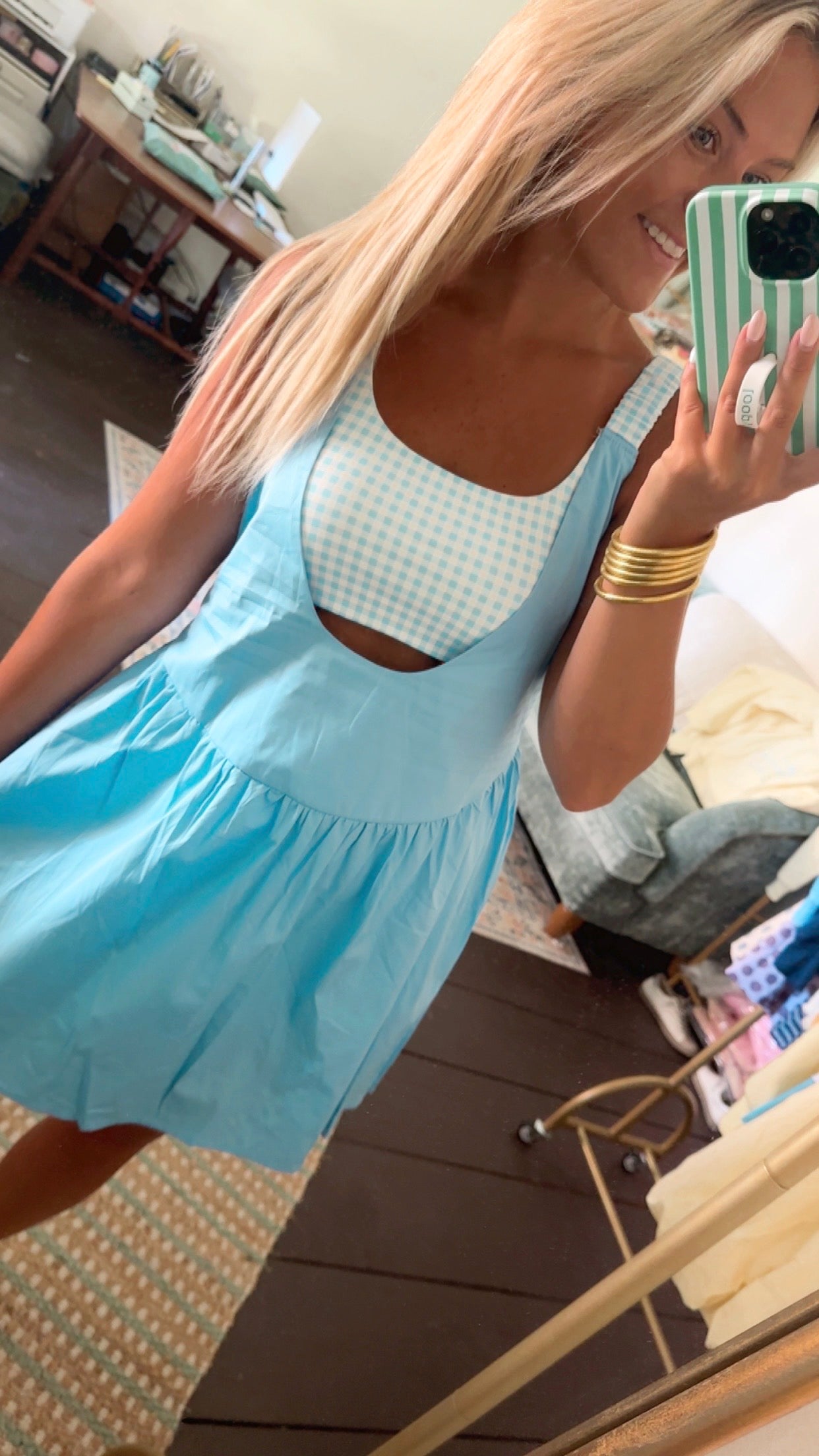 Butter & Blue Athletic Dress TWO COLORS