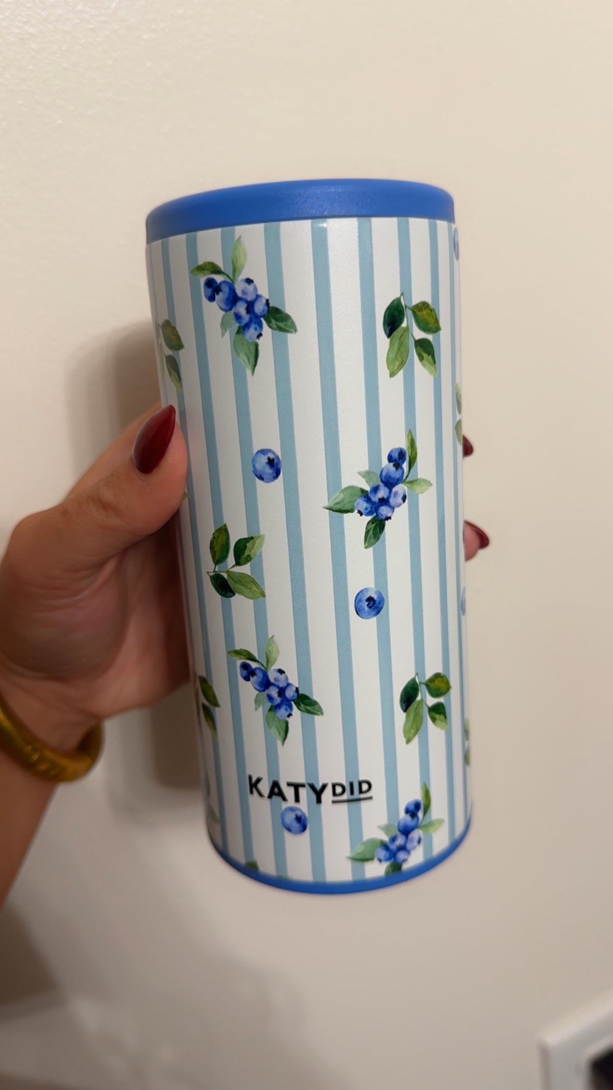 Blueberries Slim Koozie